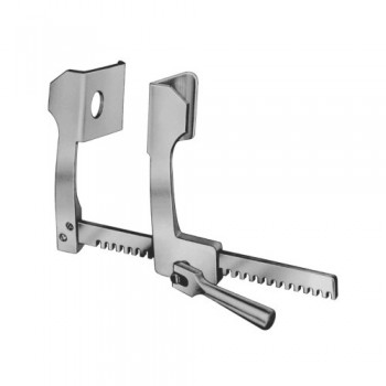 Finochietto Rib Spreader For Adults Aluminium, Size of Lateral Blades - Spread 40 x 45 mm - 135 mm